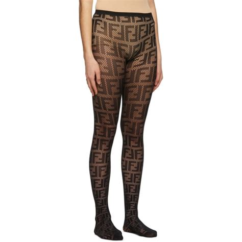 fendi skims black tights|fendi tights size ii.